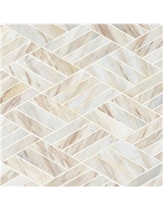 MSI Angora Rhombus Herringbone Polished Tile - Box