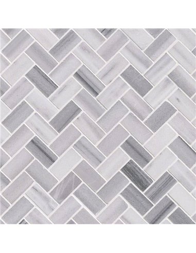 MSI Bergamo Herringbone Marble Tile - Box