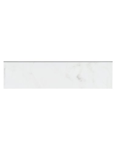 MSI Classique White Carrara Glossy 4X16 Bullnose - Box