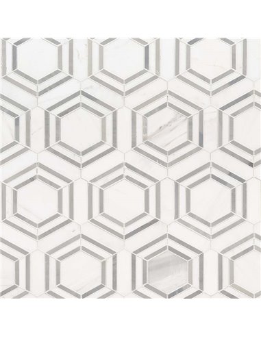 MSI Georama Grigio Polished Marble Tile - Box
