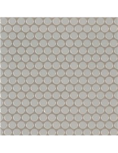 MSI Gray Glossy Penny Round Mosaic Backsplash Tile - Box