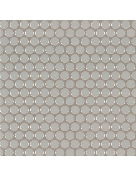 MSI Gray Glossy Penny Round Mosaic Backsplash Tile - Box