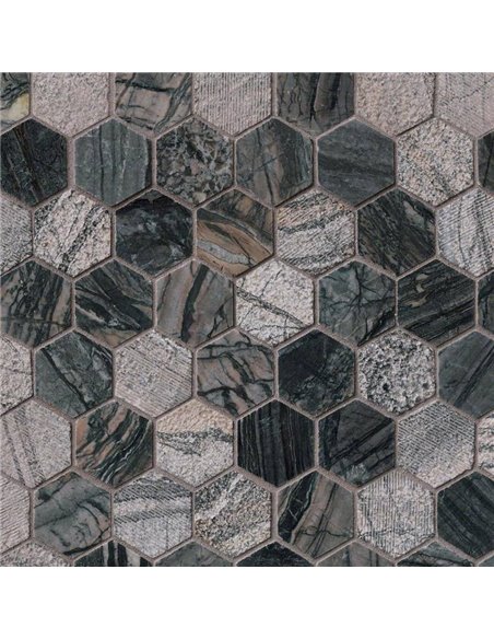 MSI Henley 2 Hexagon Multi-Finish Mosaic Tile - Box