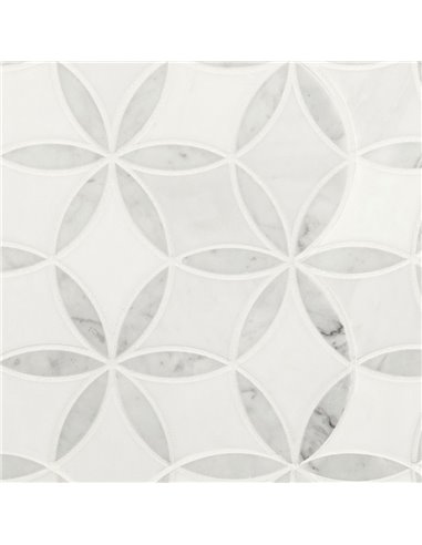 MSI La Fleur Polished Backsplash Marble Tile - Box