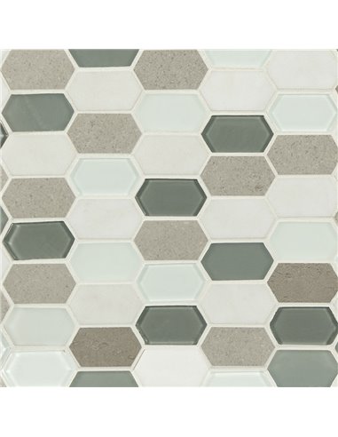 MSI Lascari Picket Glass Backsplash Tile - Box