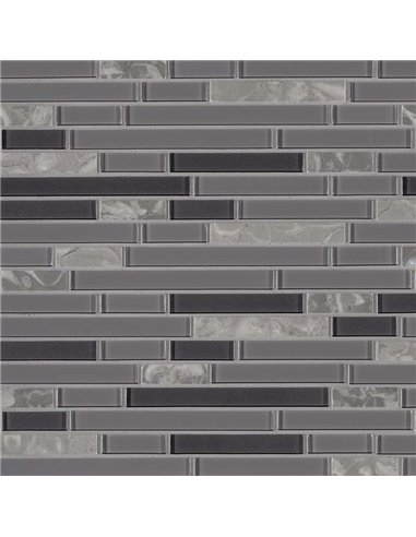 MSI Lorena Grigio Interlocking Backsplash Tile - Box