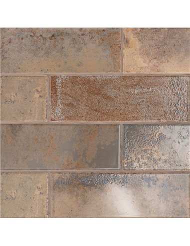 MSI Marza Rust 4X12 Glossy Subway Tile - Box