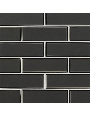 MSI Metallic Gray Bevel Subway Tile - Box