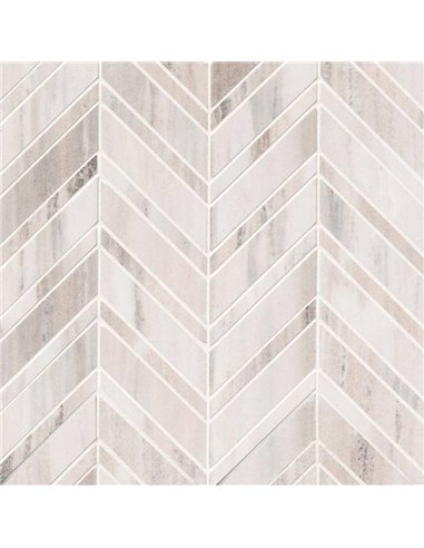 MSI Palisandro Chevron Marble Tile - Box