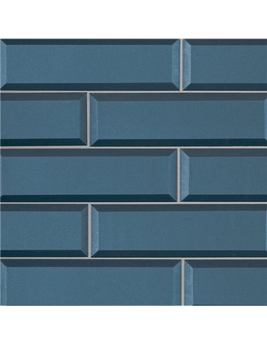 MSI Tahiti Blue Glass Tile Beveled - Box