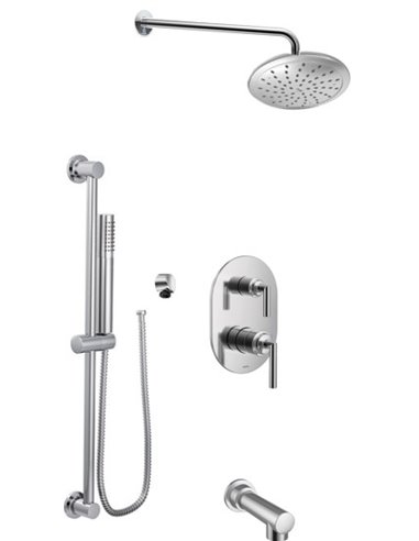 Moen Arris KIT534AR 3-way M-Core3 shower kit with built-in diverter - Sharing