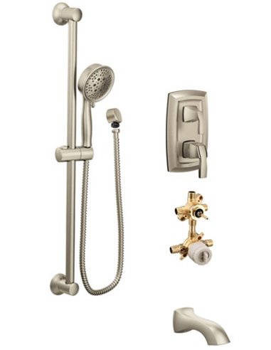 Moen Voss KIT424VS 2-way M-Core3 shower kit with built-in diverter - non Sharing