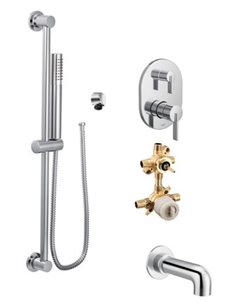 Moen Cia KIT424CI 2-way M-Core3 shower kit with built-in diverter - non Sharing