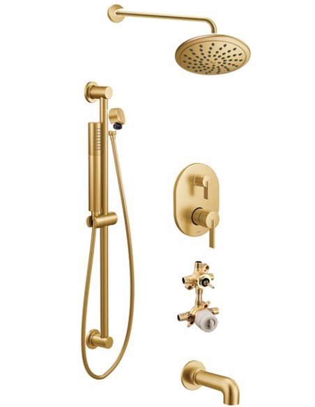 Moen Cia KIT534CI 3-way M-Core3 shower kit with built-in diverter - Sharing