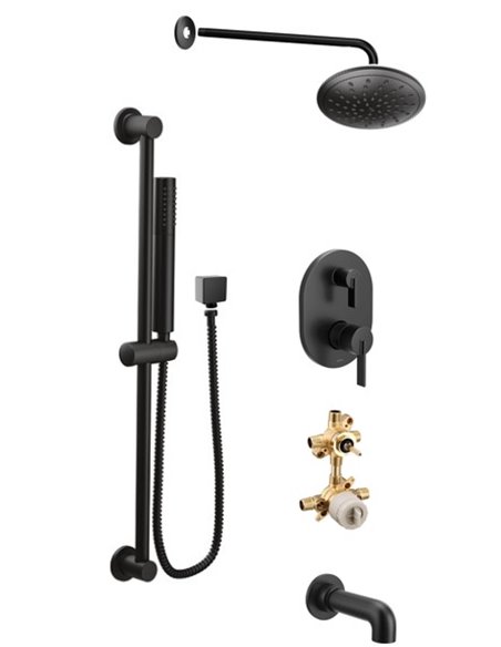 Moen Cia KIT534CI 3-way M-Core3 shower kit with built-in diverter - Sharing