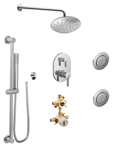 Moen Cia KIT535CI 3-way M-Core3 shower kit with built-in diverter - Sharing