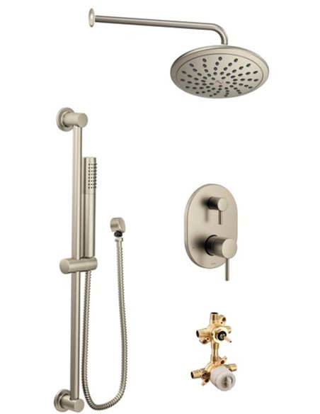 Moen Align KIT423AL 2-way M-Core3 shower kit with built-in diverter - non Sharing