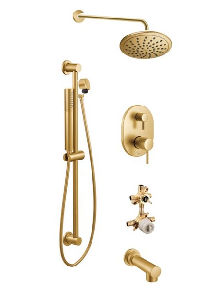 Moen Align KIT534AL 3-way M-Core3 shower kit with built-in diverter - Sharing