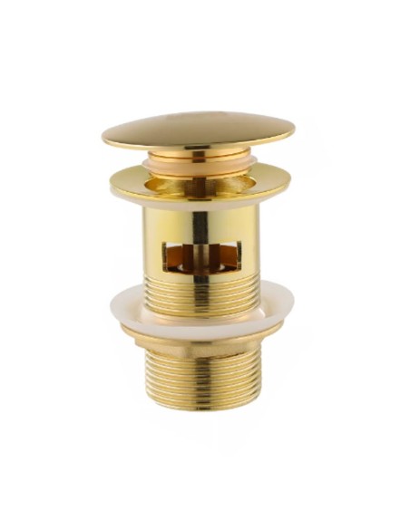 Virta Brass Freestanding Tub Drain with Overflow