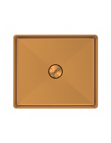 Zomodo 15" Square Style Vessel Sink - SUS304 StainleStainless Steel Steel with Fixed Drain Kit