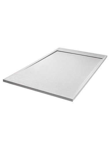 Empyrean Rio 48" X 36" Stone Showe Base With Linear Drain Cover