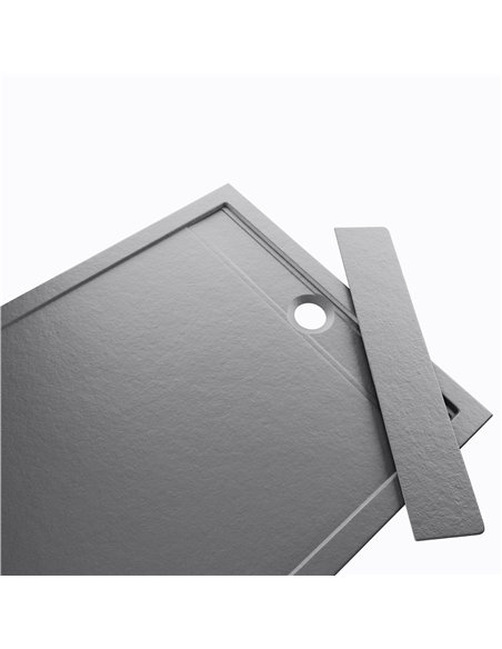 Empyrean Rio 60" X 30" Stone Showe Base With Linear Drain Cover