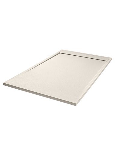 Empyrean Rio 60" X 30" Stone Showe Base With Linear Drain Cover