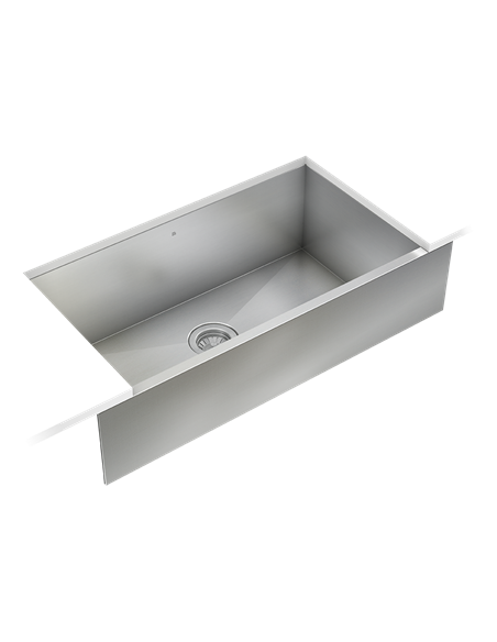 Prochef Single Bowl Farmhouse/Apron Kitchen Sink ProInox H0 Stainless Steel - 30" X 16" X 8"