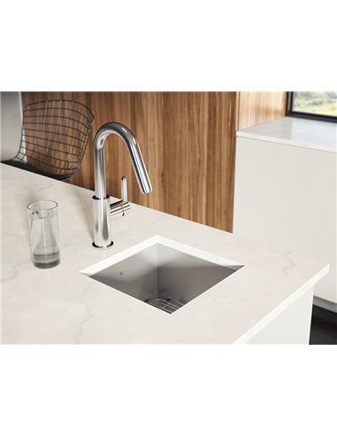 Prochef Single Bowl Undermont Prep/Bar Kitchen Sink ProInox H0 Stainless Steel - 12" x 12 " x 8"