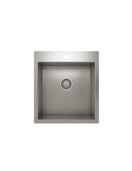 Prochef Single Bowl Topmount Kitchen Sink ProInox H75 Stainless Steel - 16" x 16 " x 9"