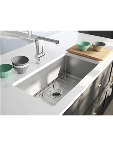 Prochef Single Bowl Undermont Kitchen Sink ProInox H75 Stainless Steel - 27" x 16 " x 10"