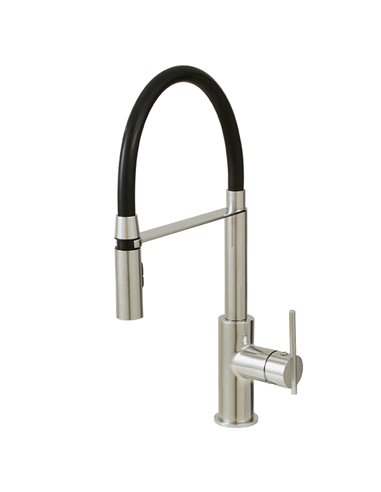 AQUABRASS 12014 TUBO SINGLE HOLE LAV. FAUCET