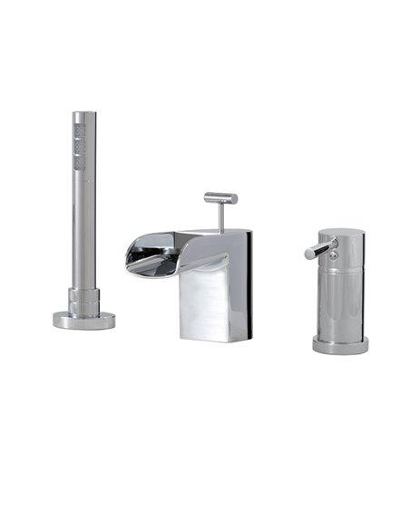 AQUABRASS 32013 LOVE ME 3 PCE TUB FILLER FAUCET - PRESSURE BALANCE