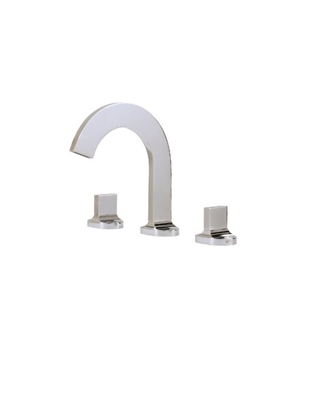 AQUABRASS 39516 CUT WIDESPREAD LAV. FAUCET 8"CC