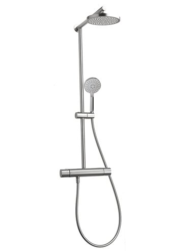 AQUABRASS 52635 TEKNO 1/2" THERMOSTATIC SHOWER COLUMN