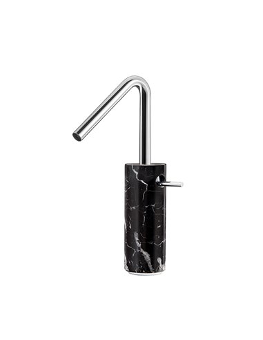 AQUABRASS CL20 MARMO TALL SINGLE-HOLE LAV FAUCET-BLACK