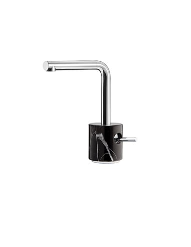 AQUABRASS UR14 MARMO-URBAN SINGLE HOLE LAV FAUCET-BLACK