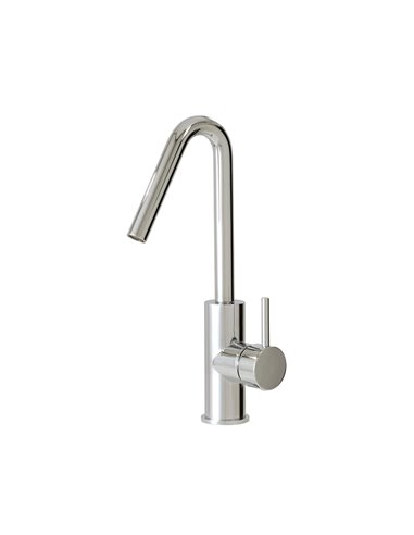 AQUABRASS X7514 XROUND SINGLE HOLE LAV FAUCET