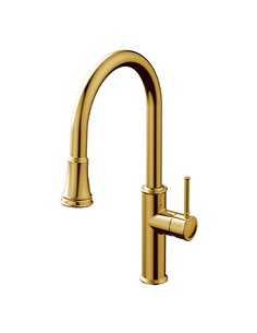 AQUABRASS 6845N MARGHERITA PULL-DOWN DUAL STREAM KITCHEN FAUCET