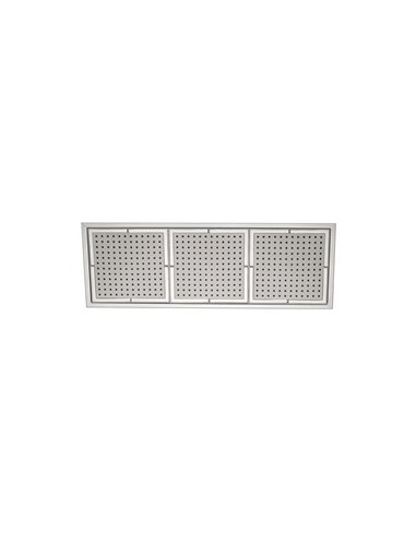 AQUABRASS 803 CEILING MOUNT RAIN HEAD 8"X24"