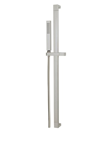 AQUABRASS 12794 COMPLETE SQUARE SHOWER RAIL - 1 FUNCTION