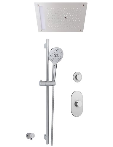 AQUABRASS SD07G SHOWER FAUCET - 3 WAY SHARED