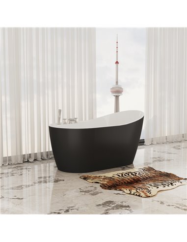 Virta Brussels  Freestanding Acrylic 60" Bathtub