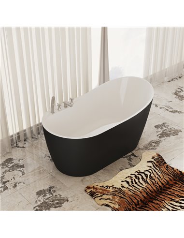 Virta Brussels  Freestanding Acrylic 60" Bathtub