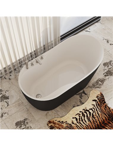 Virta Brussels  Freestanding Acrylic 60" Bathtub