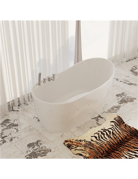 Virta Brussels  Freestanding Acrylic 60" Bathtub