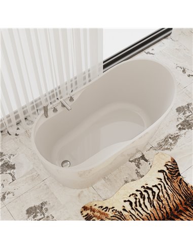 Virta Brussels  Freestanding Acrylic 60" Bathtub