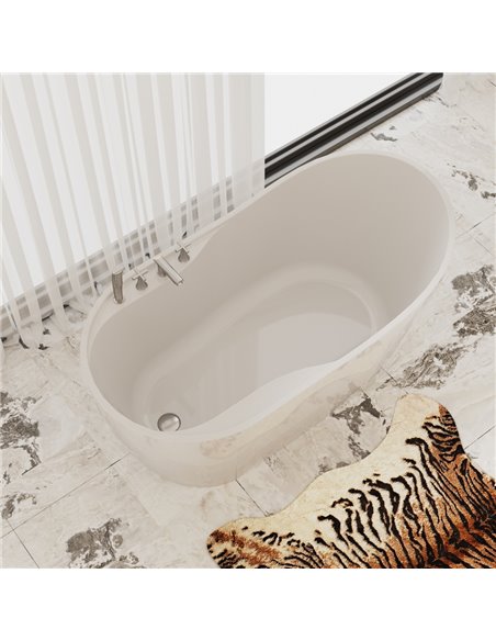 Virta Brussels  Freestanding Acrylic 60" Bathtub