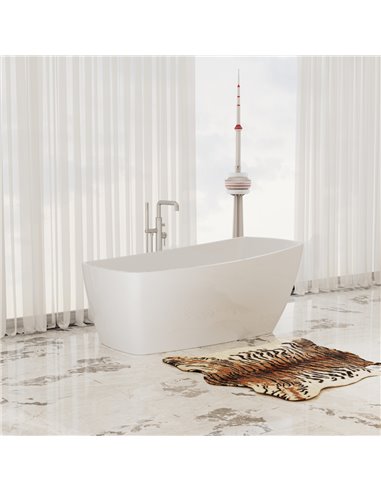 Virta Casablanca Freestanding Acrylic 63" Bathtub