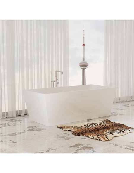 Virta Geneve  Freestanding Acrylic 71" Bathtub